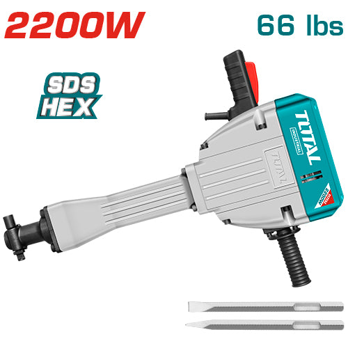 DEMOLEDOR 2200W (SDS HEX) 75J (TOTAL)