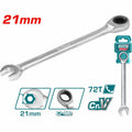 LLAVE MIXTA 21MM CON RACHE CR/V INDUSTRIAL SUPER TOTAL (TCSPAR211)
