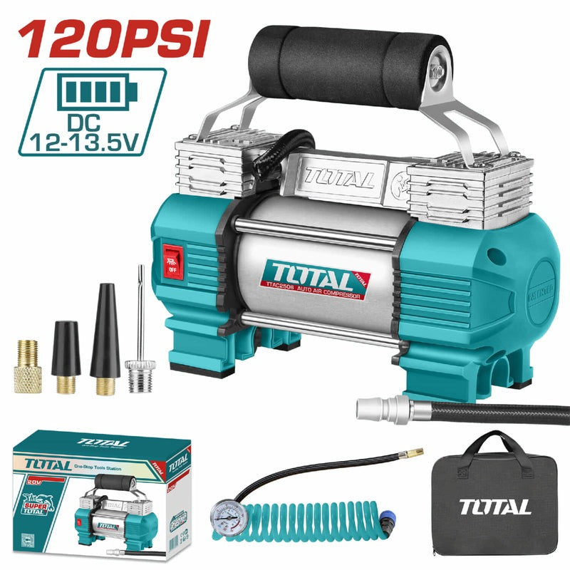 INFLADOR PORTATIL DC 12V 120PSI (TOTAL)