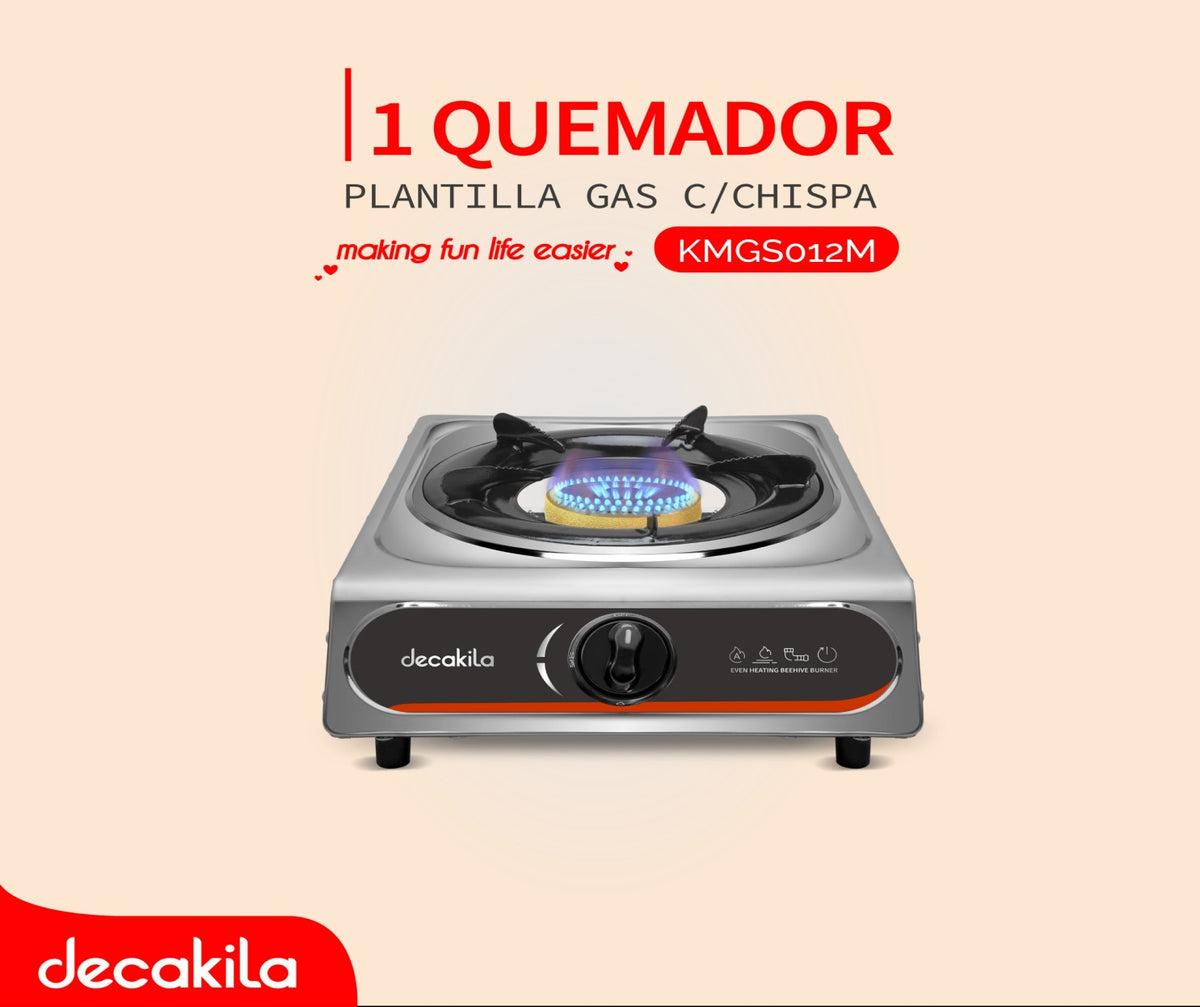 ESTUFA PORTATIL DE UN QUEMADOR DECAKILA (KMGS012M)