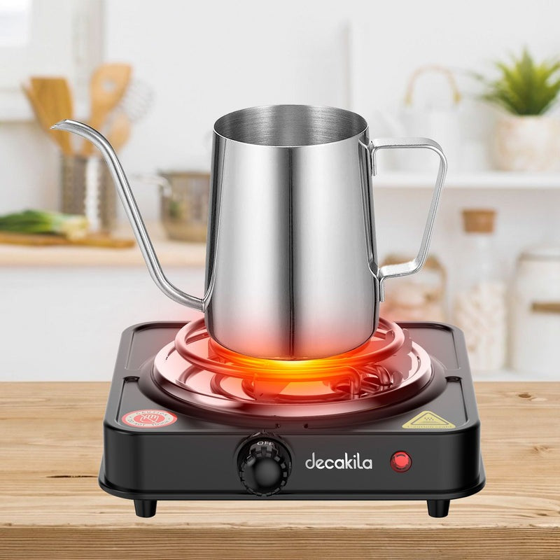 ESTUFA ELECTRICA PORTATIL 1 PUESTO 120V 1000W (21X24X7.5CM) DECAKILA