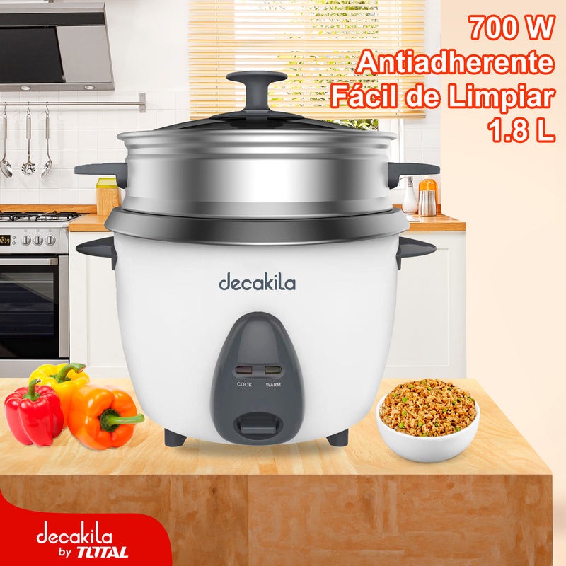 OLLA ARROCERA 1.8L INCLUYE ACCESORIOS DECAKILA (KUER034W)