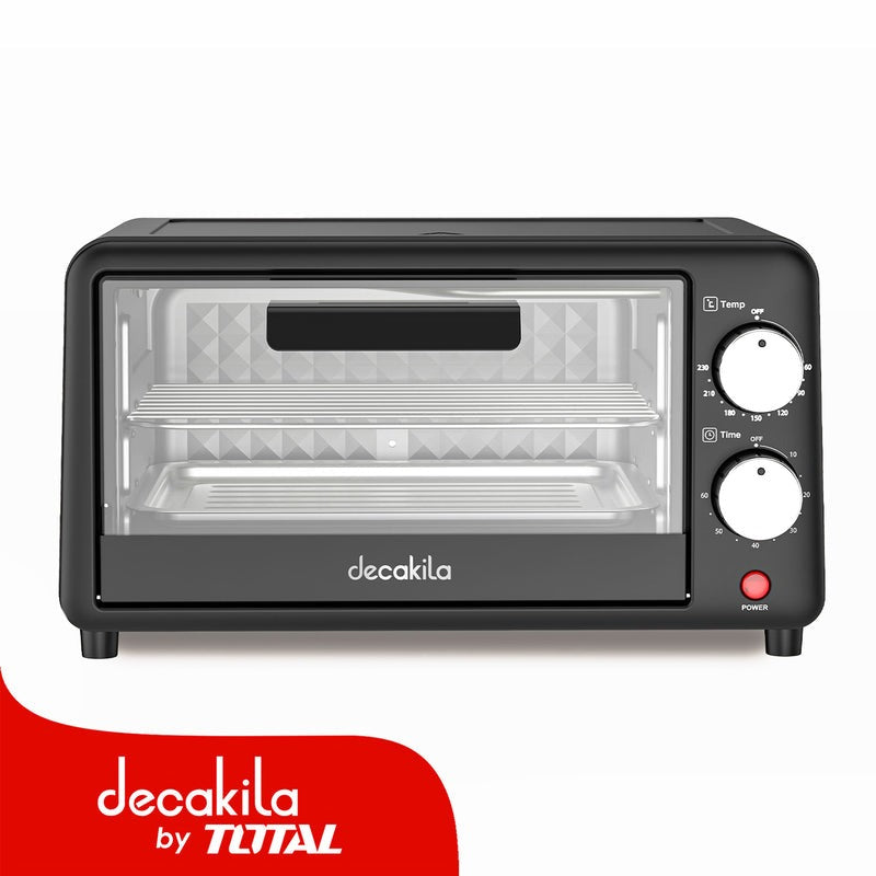HORNO TOSTADOR CAPACIDAD 10L CONTROL DE TEMPERATURA 230 °C 120V DECAKILA (KUEV022B)