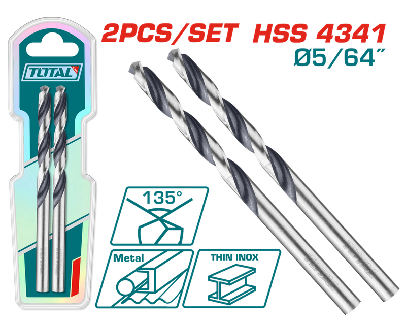 BROCA LAMINA 5/64" JUEGO X 2PZS INDUSTRIAL SUPER TOTAL