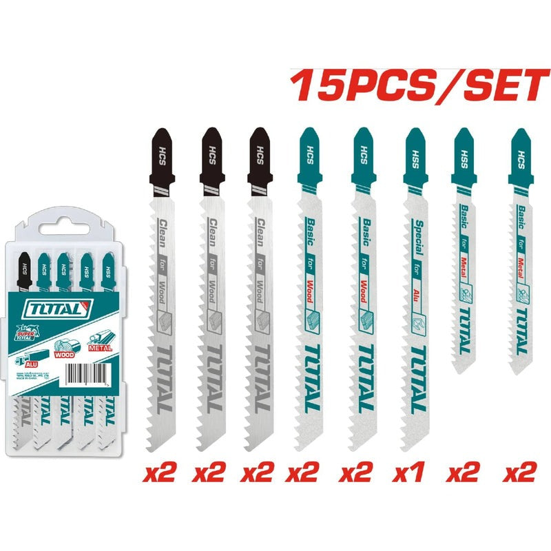 SET DE SEGUETA SIERRA CALADORA X 15 PZS SUPER TOTA