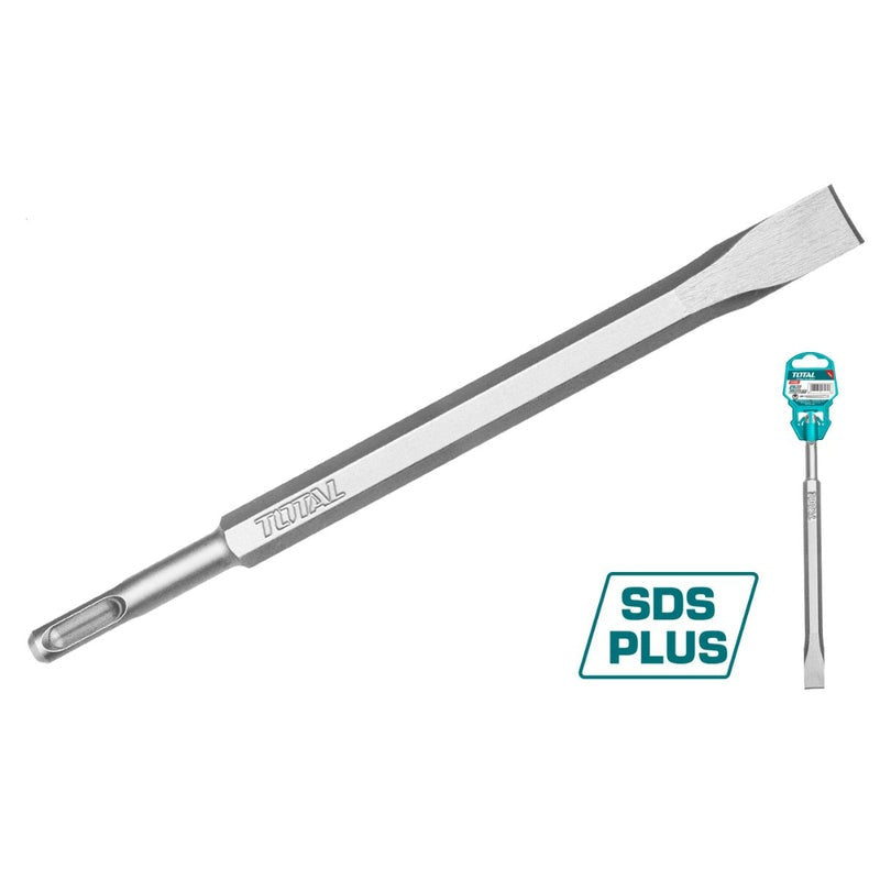 CINCEL (14x250x20MM) DE PALA PARA ROTOMARTILLO SDS PLUS (TOTAL)