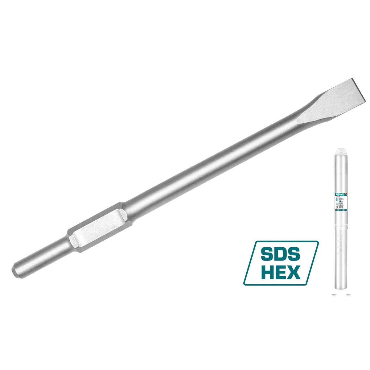 CINCEL PLANO SDS HEXAGONAL 30 X 400 X 35 MM SUPER TOTAL