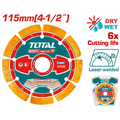 DISCO DIAMANTADO SEGMENTADO 4 1/2" INDUSTRIAL SUPER TOTAL (TAC2171151)