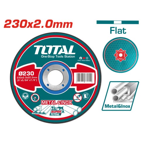 DISCO (9") METAL/ACERO INOXIDABLE SUPER TOTAL
