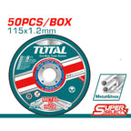 DISCO (4-1/2") METAL & INOX 115X1.2X22.2MM (TOTAL)