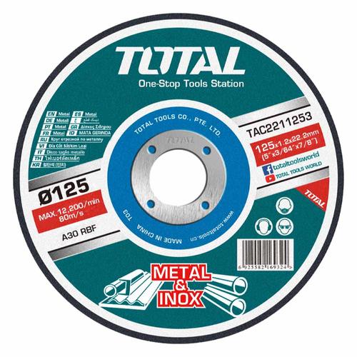 DISCO (5") METAL (DEPRIMIDO) 125x3.0x22.2MM (TOTAL)