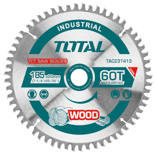 DISCO (7-1/4") MADERA 60T / TUNGSTENO (TOTAL)
