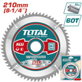 DISCO (8-1/4") ALUMINIO 60T / INDUSTRIAL (TOTAL)