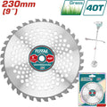 DISCO CORTE PARA GUADAÑADORA 9" 40 DIENTES TOTAL