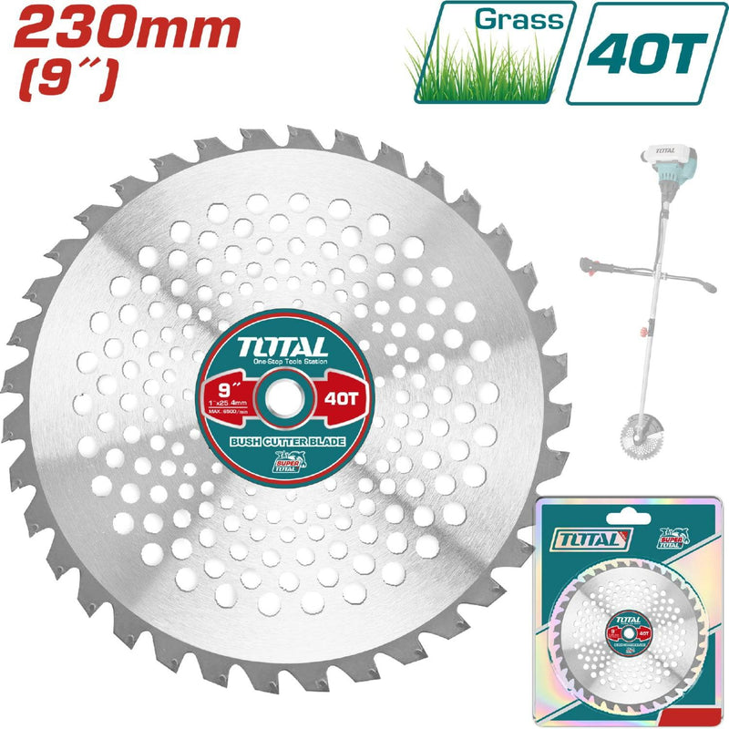 DISCO CORTE PARA GUADAÑADORA 9" 40 DIENTES TOTAL