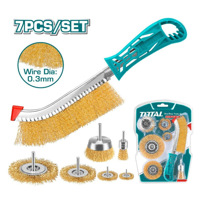 SET DE CEPILLOS DE ALAMBRE X
7PCS TOTAL (TAC310071)