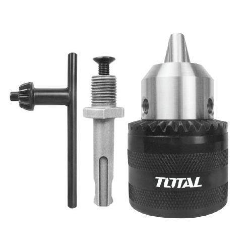 MANDRIL (1/2") + LLAVE + ADAPTADOR SDS PLUS (TOTAL)