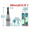 PUNTA EXTENSION MAGNETICA PARA TALADRO  (1/4X2-3/8) TOTAL (TAC464601)