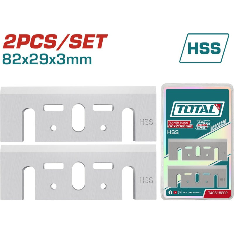 HOJA PARA CEPILLO ELECTRICO (82X29X3MM) COMPATIBLE CON UTL5508216 INDUSTRIAL TOTAL