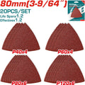 JUEGO DE HOJAS DE LIJA X 20 PIEZAS 3-9/64" COMPATIBLE ( TMLI2001-TS3006) TOTAL