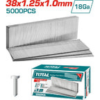 CLAVO 38MM PARA CLAVADORA NEUMATICA X5000 PZS TOTAL