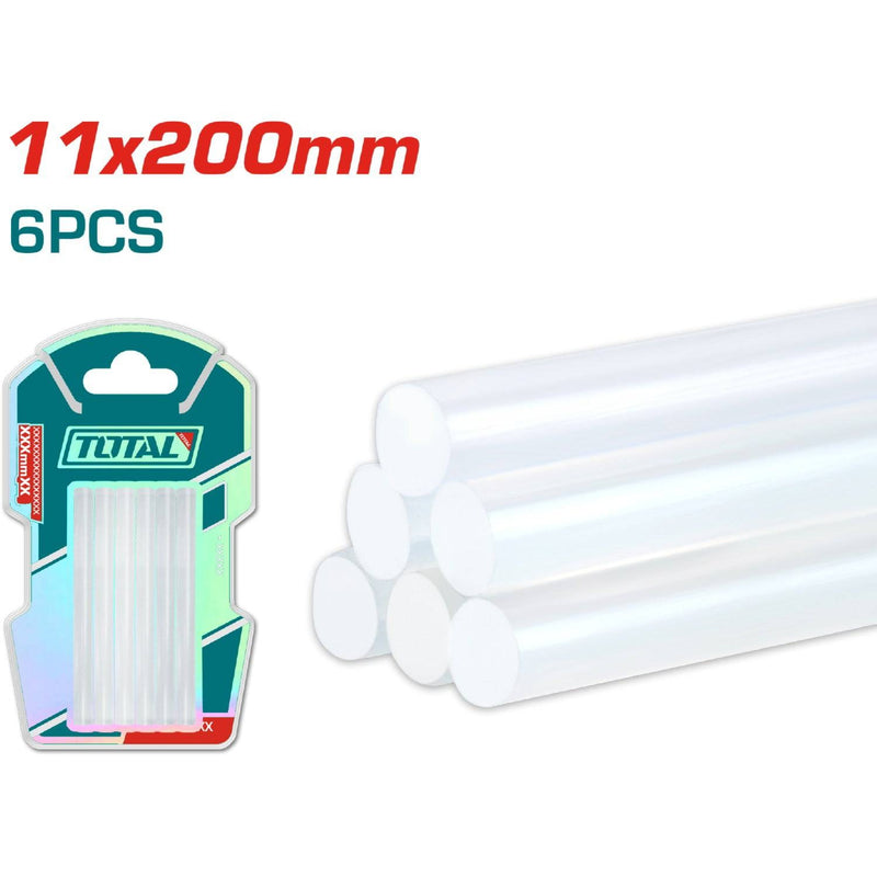 BARRA DE SILICONA GRUESA X 6PZS TOTAL