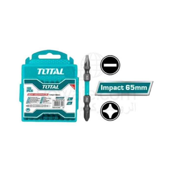 JUEGO DE PUNTA ESTRIA Y PALA DE IMPACTO X 10PZS (TOTAL)