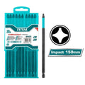 JUEGO DE PUNTA ESTRIA LARGA DE IMPACTO X 10PZS (TOTAL)