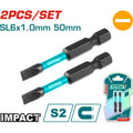 PUNTAS TALADRO IMANTADA 50MM (-) (-) JUEGO X 2 PZS INDUSTRIAL SUPER TOTAL