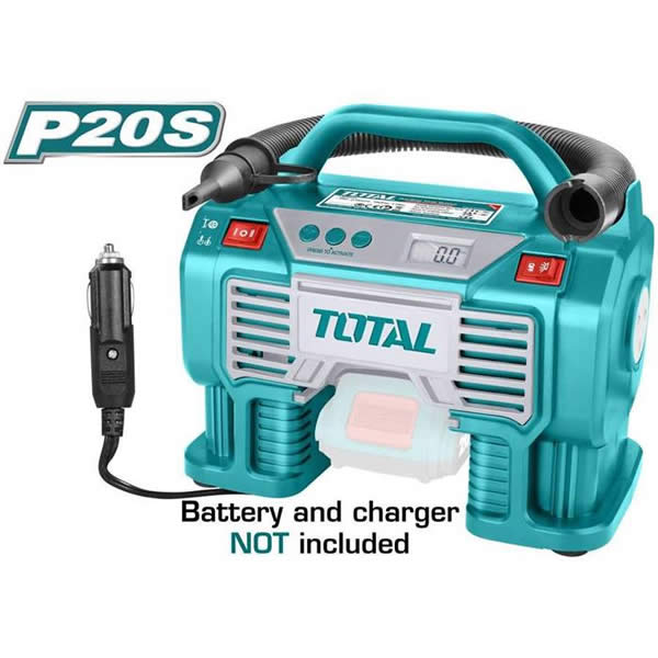 INFLADOR PORTATIL 20V 160PSI (TOTAL)