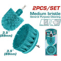 SET DE CEPILLO PARA TALADRO 3,5" JUEGO X 2 PCZ INDUSTRIAL SUPER TOTAL
