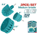SET DE CEPILLO PARA TALADRO JUEGO X 3 PCZ INDUSTRIAL SUPER TOTAL