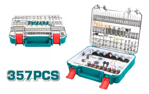 JUEGO DE ACCESORIOS PARA MOTOTOOL X 357PZS (TOTAL)