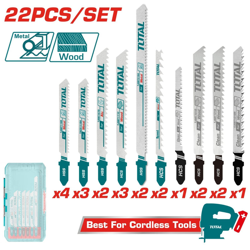 SET DE SEGUETA SIERRA CALADORA X 22 PZS TOTAL (TACSDL62201)
