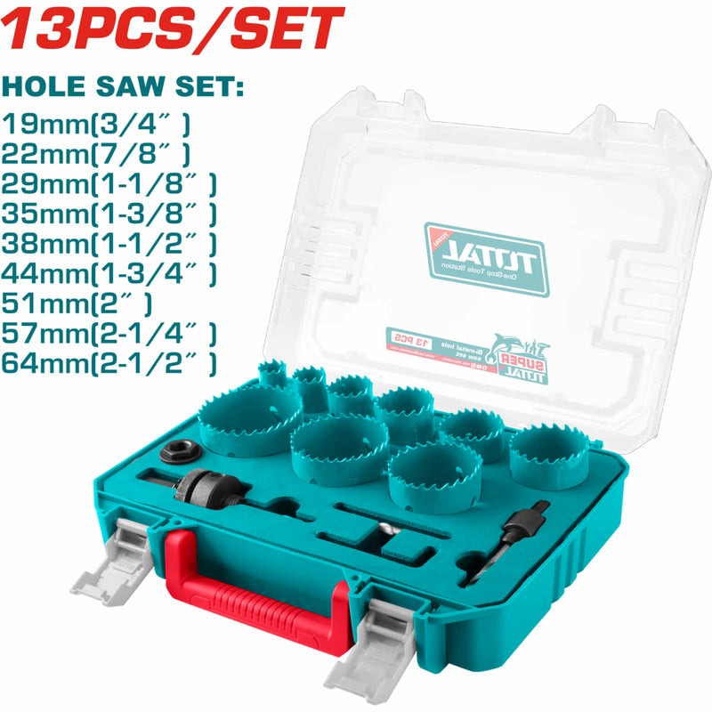 SIERRA COPA BIMETAL JUEGO X 13PCS TOTAL