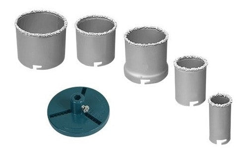 SET DE COPA SIERRA DE CARBURO PARA PIEDRA Y CERAMICA X 7PZS  (TOTAL)