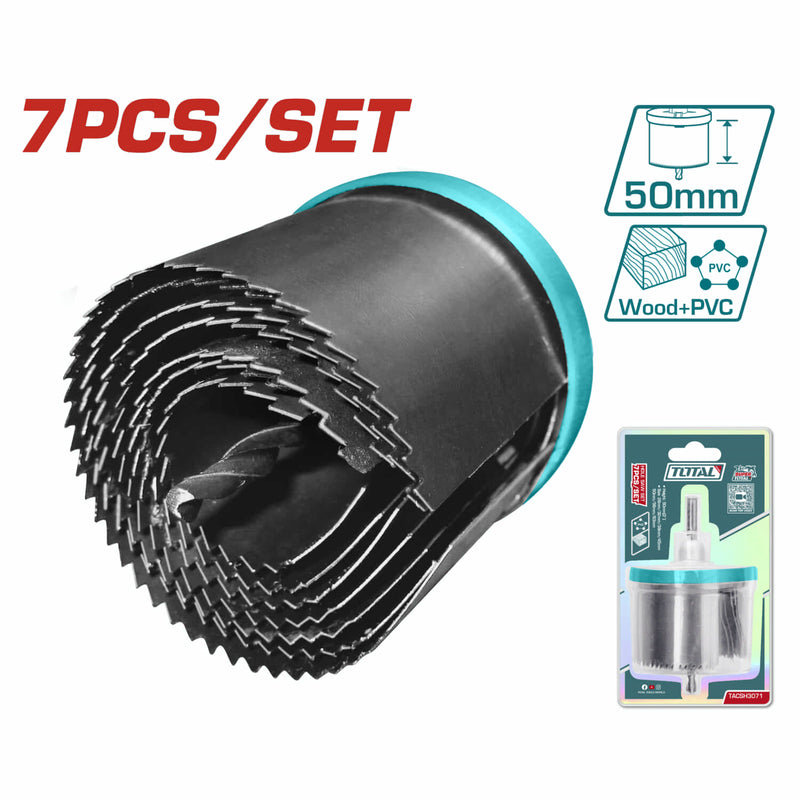 JUEGO DE COPAS SIERRA PARA MADERA X 7PZS (TOTAL)