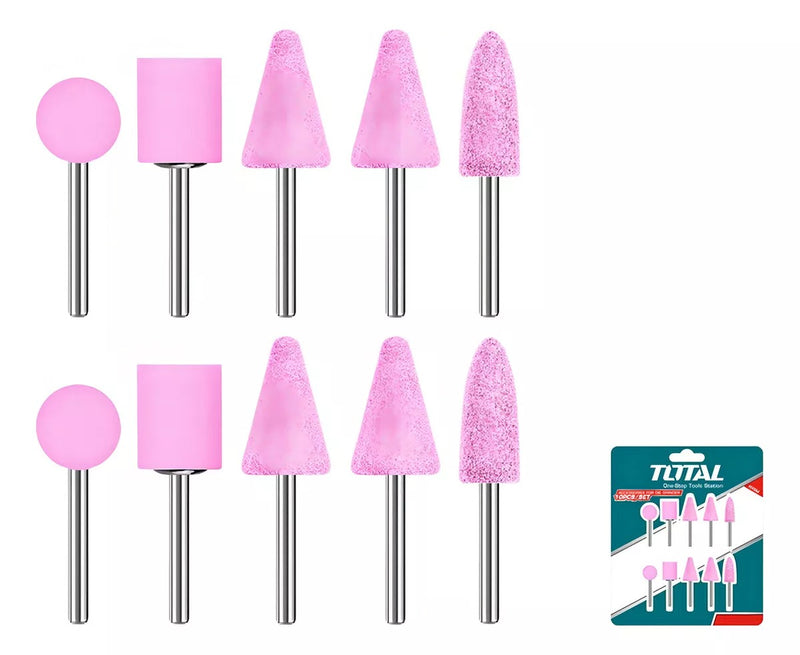 ACCESORIOS DE PIEDRA PARA MOTO TOOL MINI 10 PZS TOTAL