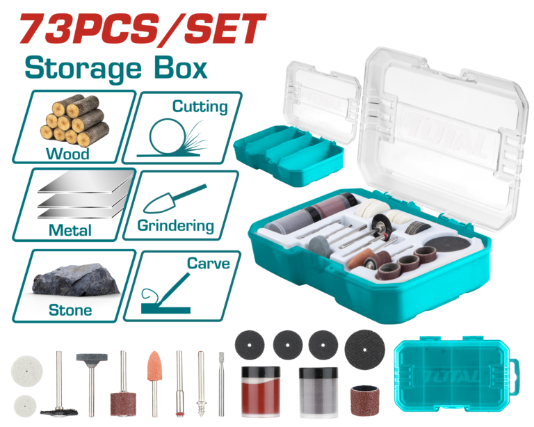 ACCESORIOS PARA MOTO TOOL 73 PZS SUPER TOTAL