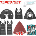 JUEGO DE ACCESORIOS PARA MULTIHERRAMIENTA X 15PZS (TOTAL)