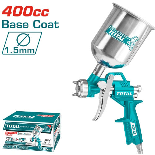 PISTOLA DE PINTAR  1.5MM (400CC ) / GRAVEDAD / PARA BASE (TOTAL)
