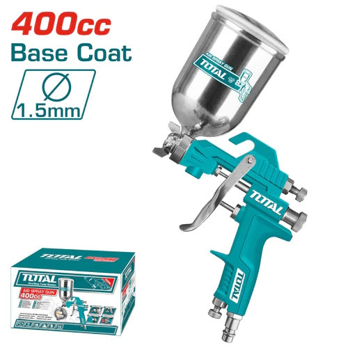 PISTOLA DE PINTAR 1.5MM (400CC) / GRAVEDAD / PARA BASE (TOTAL)