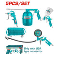 KIT DE HERRAMIENTAS NEUMATICAS SUPER SELECT X 5PZS (TOTAL)