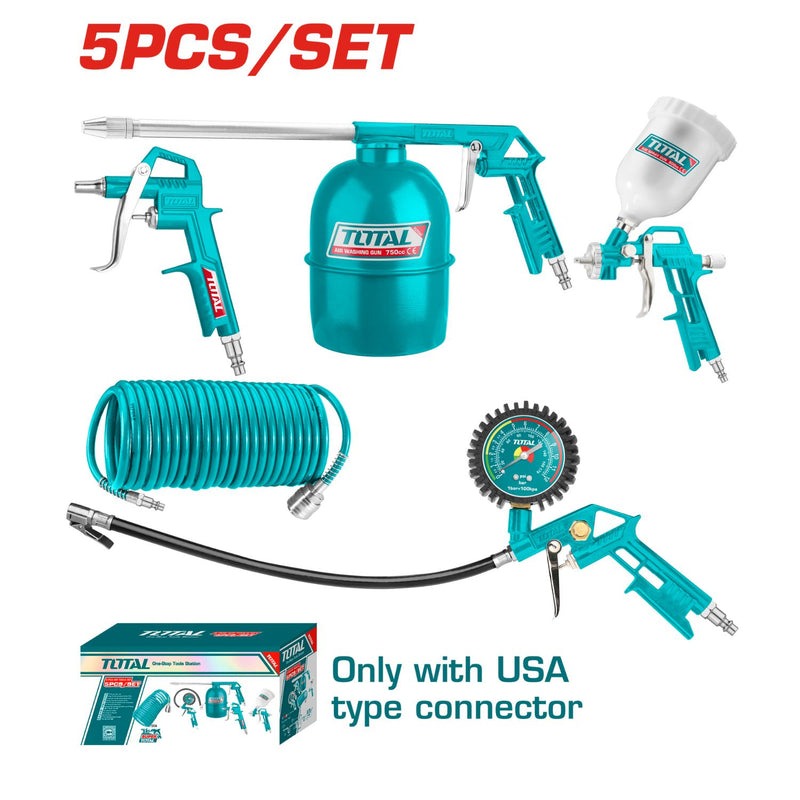 KIT DE HERRAMIENTAS NEUMATICAS SUPER SELECT X 5PZS (TOTAL)