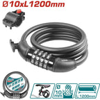 CANDADO MOTO CLAVE 10X1200MM SUPER TOTAL