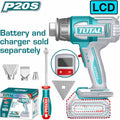 PISTOLA CALOR INALAMBRICA 20V + 4 BOQUILLAS Y RASCADOR, BATERIA Y CARGADOR NO INCLUIDOS