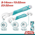 LLAVE MULTIUSOS ENCAUCHETADA X 2 PZS TOTAL
