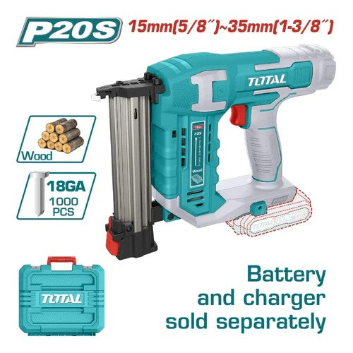 CLAVADORA 20V (15-35MM) NO INCLUYE BATERIA Y CARGADOR (TOTAL)