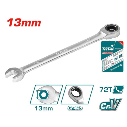 LLAVE COMBINADA TIPO RACHET 13 MM