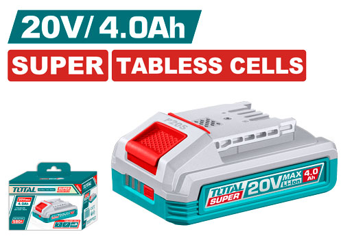 BATERIA 20V 4.0AH ION LITHIUM SUPER TABLESS CELLS TOTAL (TFBLI2123)